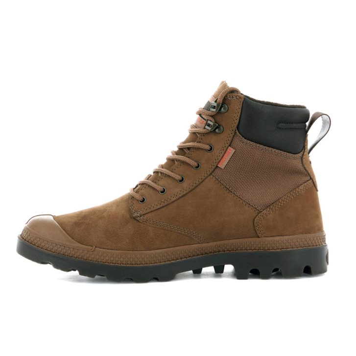 Pánské Boty Palladium Pampa Shield WP+ LUX Hnědé | CZ CPH-16F